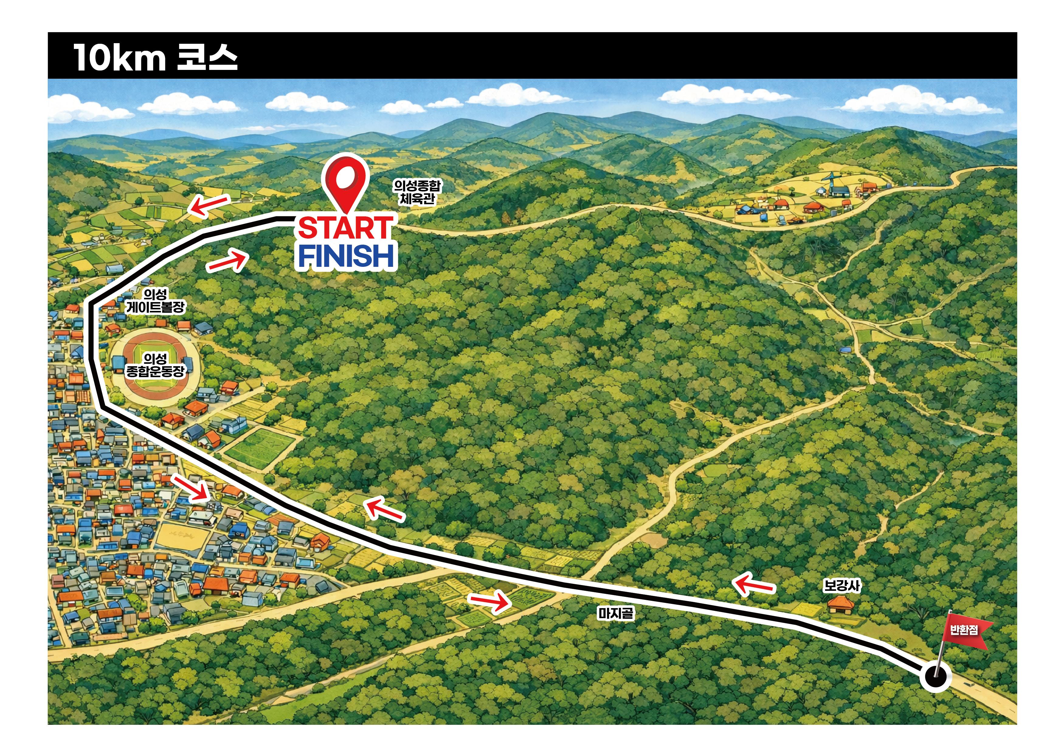 10km 코스 안내